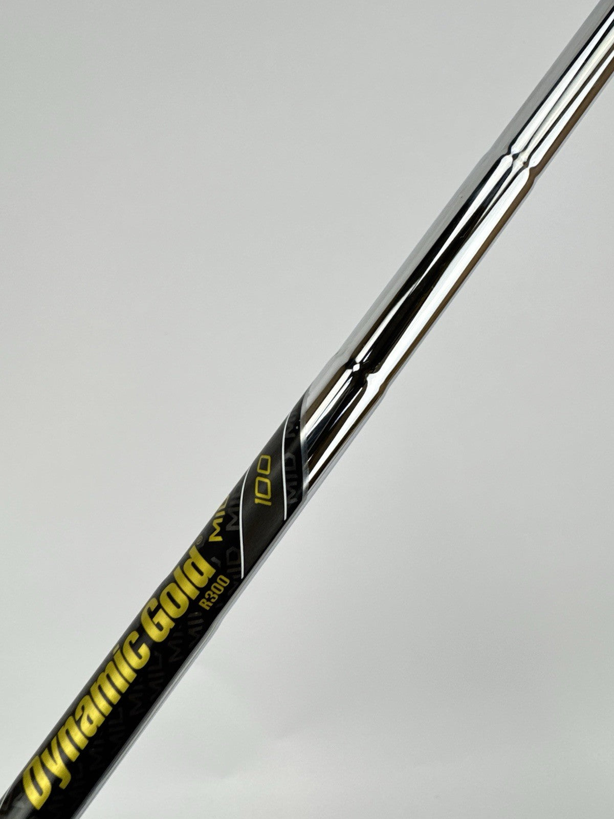 Dynamic Gold Mid 100 Iron Shaft S300 Stiff Flex Steel 35.5”/0.370 Parallel/323738