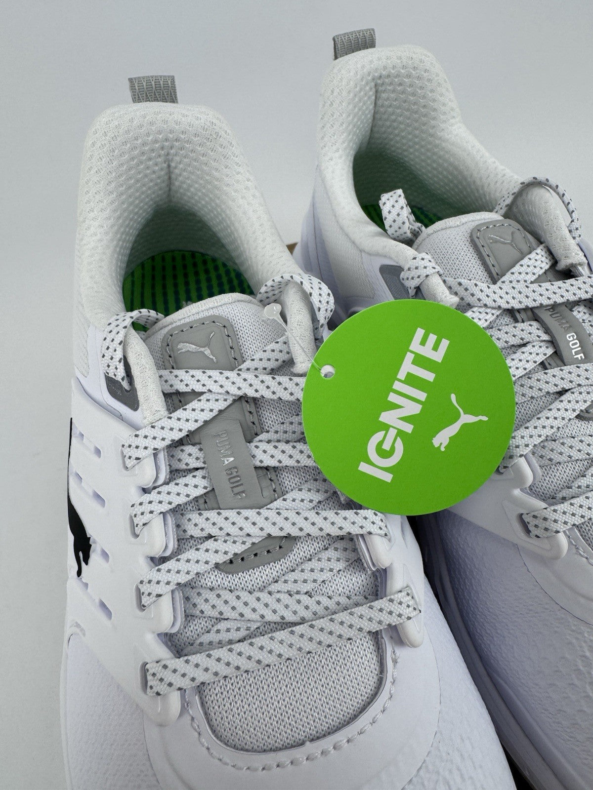 Puma Ignite Elevate 2 Tour Men's Golf Shoes Size UK 7.5 White Waterproof/319185