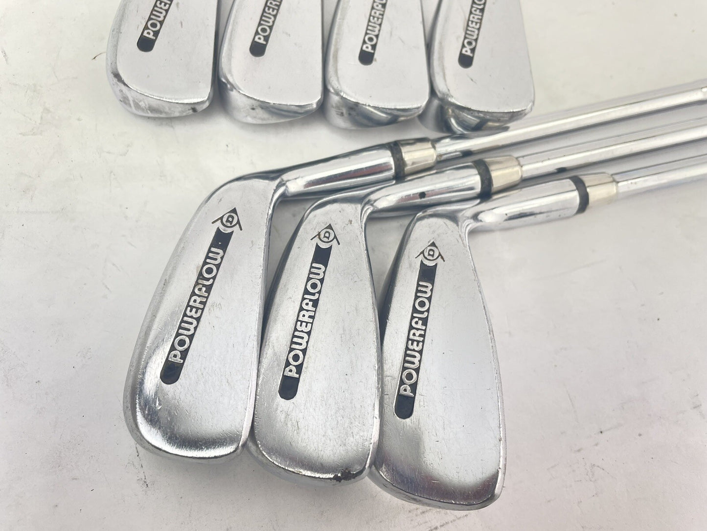 Dunlop Powerflow Iron Set 3-9 Regular Flex Steel /Right Hand /New Grips /177672