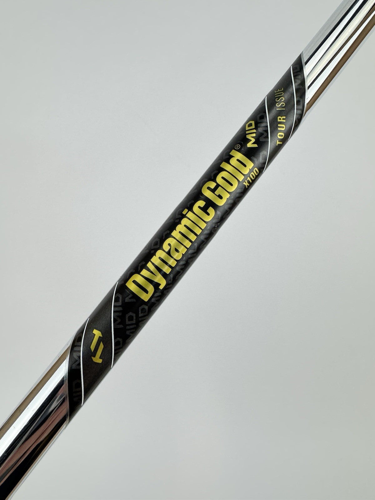 Dynamic Gold 115 Iron Shaft Mid X100 X Flex Steel Pured 36” /0.355 Tapered/326210
