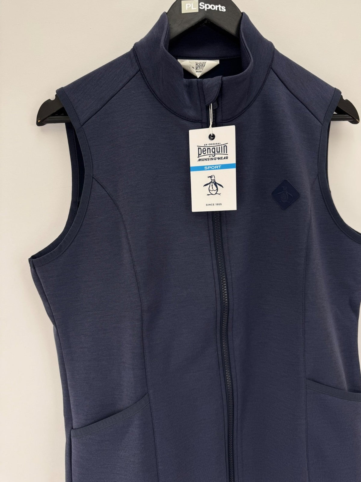 Original Penguin Sport Men's Medium Black Iris Heather Sleeveless Vest/371253