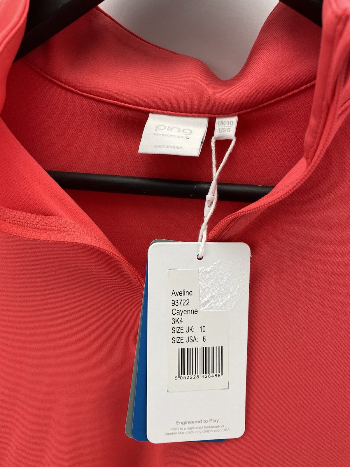 Ping Golf Women’s Pullover Adeline 1/4 Zip UK 10 /New /280967