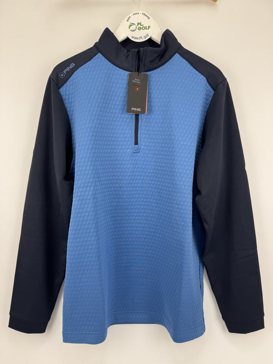 PING Nolan Water Resistant Golf Jacket Men's Size Large Tidal Blue Navy/312960