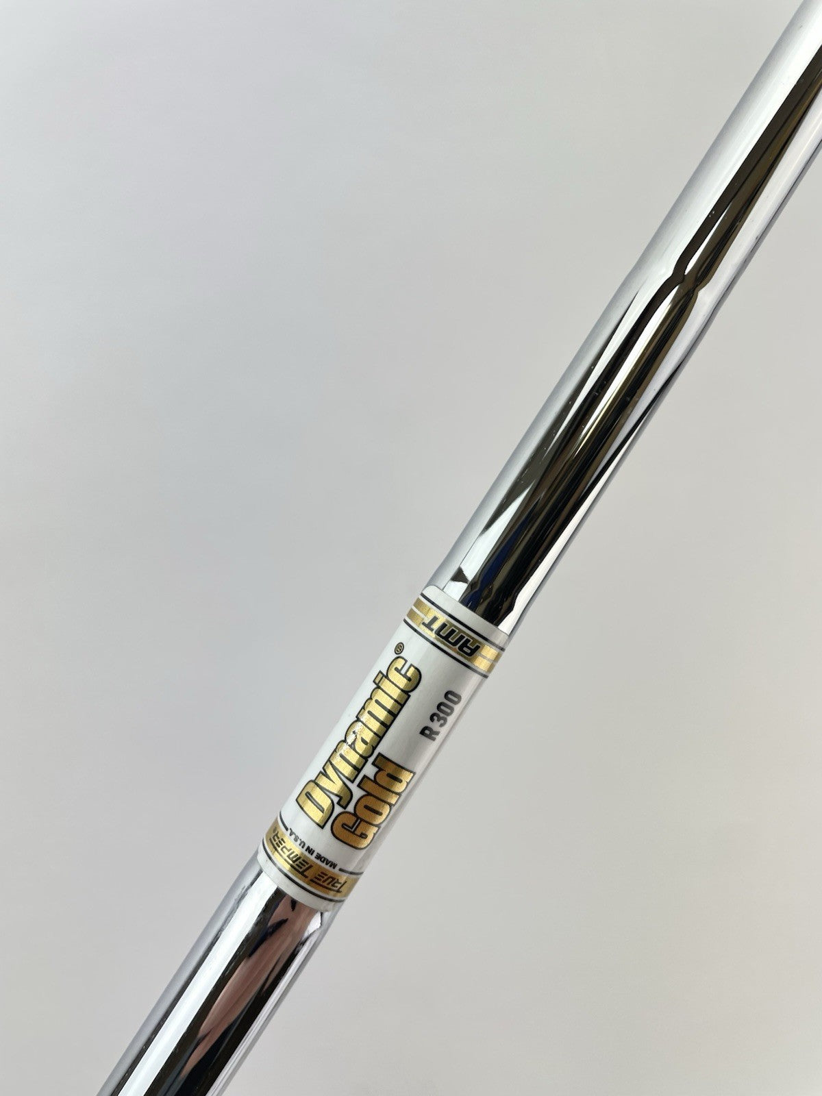 Dynamic Gold AMT Iron Shaft R300 Regular Flex Steel 35.5 /0.355 Tapered /270043