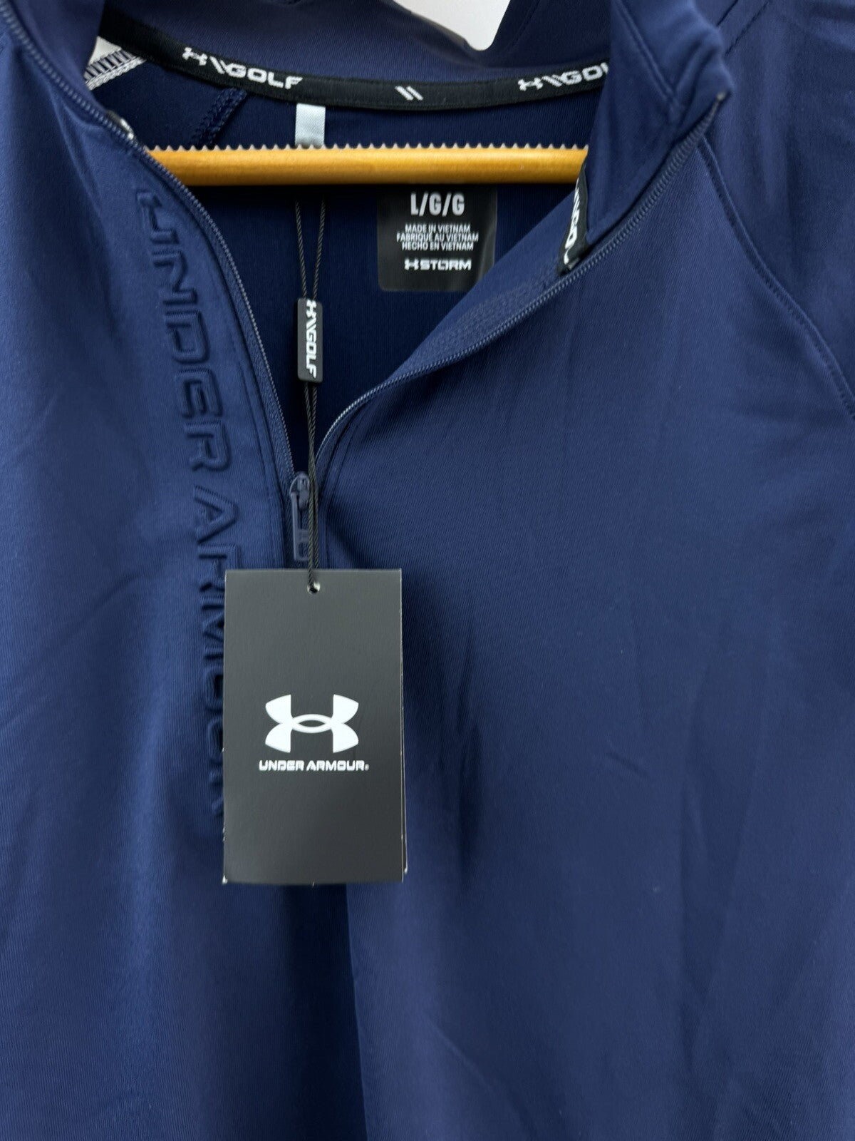 Under Armour Storm Pullover 1/4 Zip Mens UK Large /Navy /New /207185