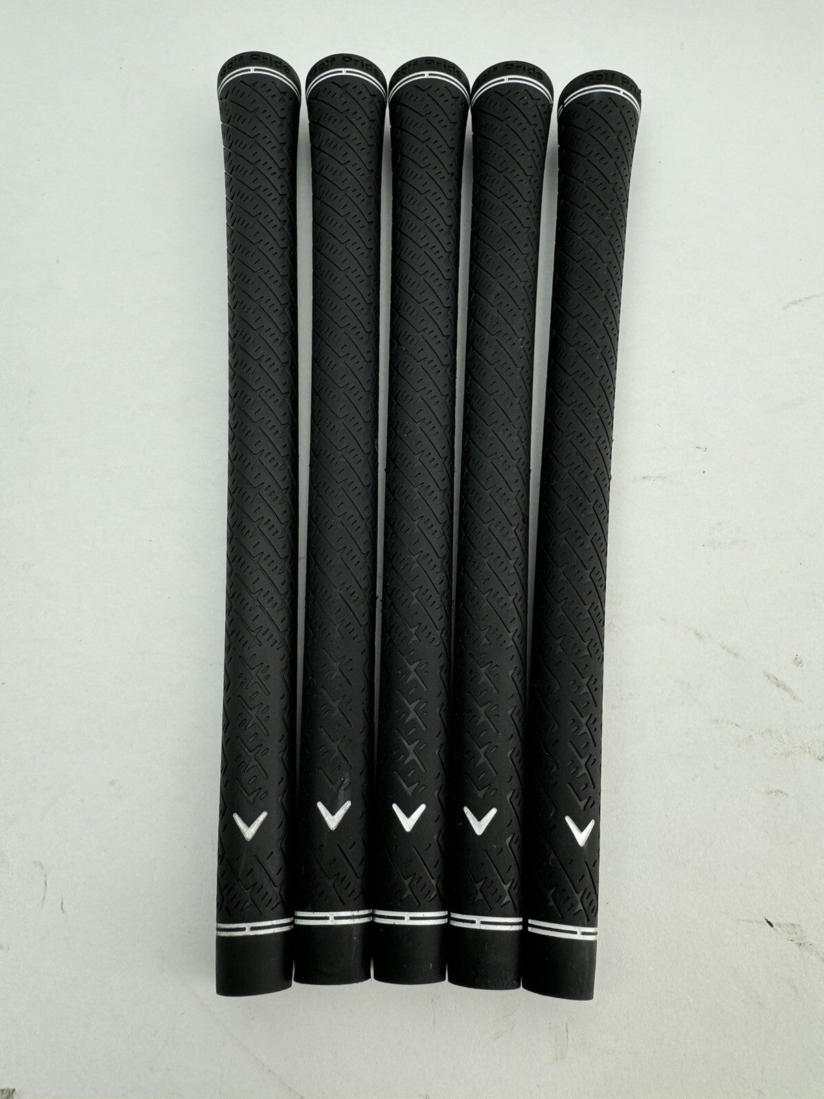 Golf Pride Z-Grip Golf Grips (5) Callaway /Standard /Black /White /Pulled /342000