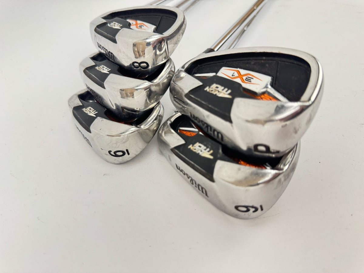 Wilson XE High Launch Iron Set 6 PW Regular Flex Steel Shafts Right Hand/373359