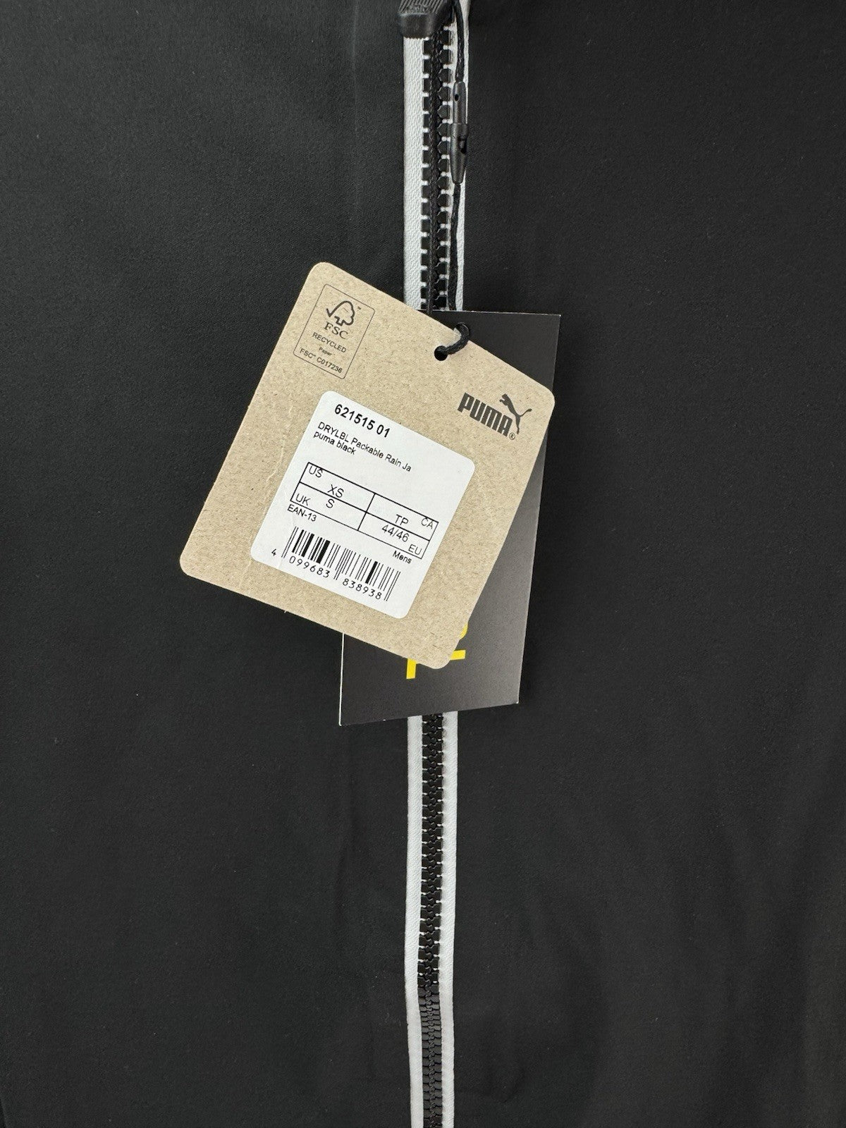Puma Golf Drylbl Packable Rain Jacket Waterproof UK Mens Small /New /261176