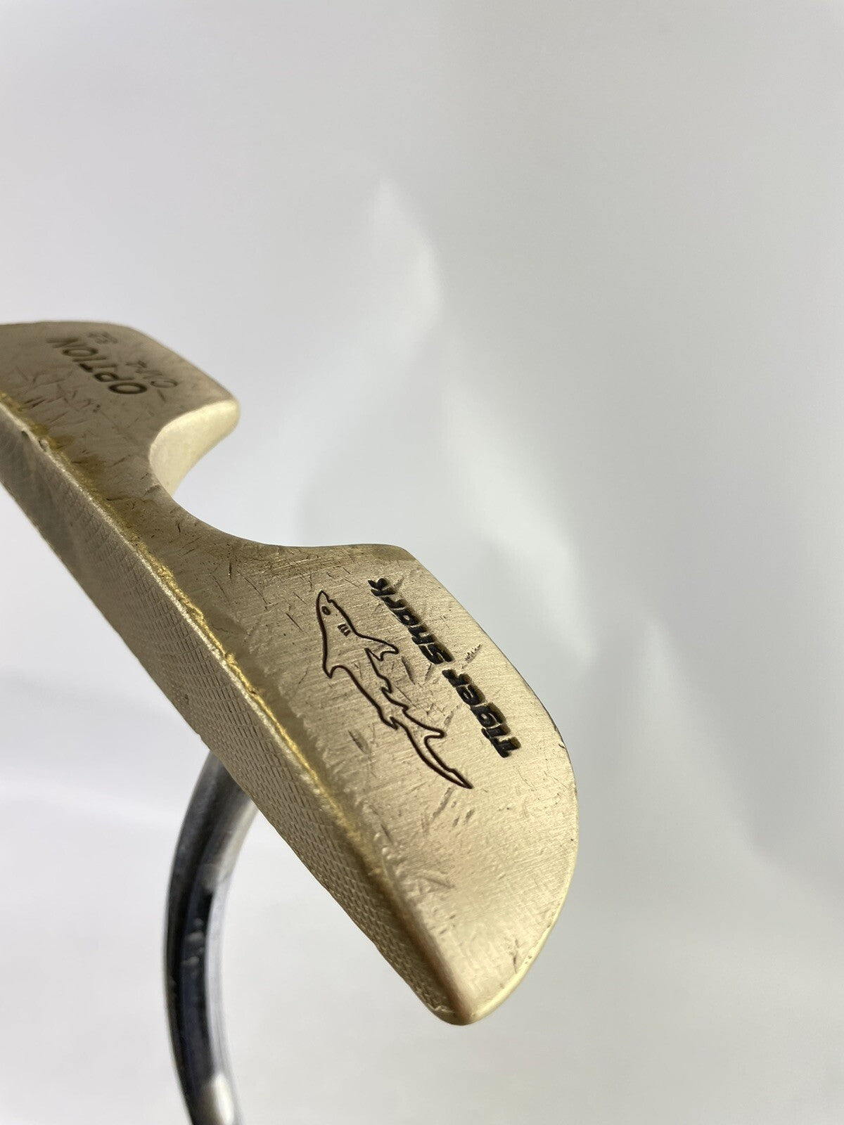 Tiger Shark Brass Putter Option 35.5” Blade /Steel Shaft /Left Handed /77581