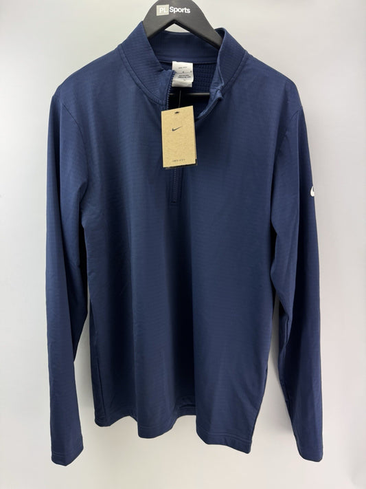 Nike Golf Pullover Victory 1/2 Zip /Light Grey /UK Medium /Navy /New /279600