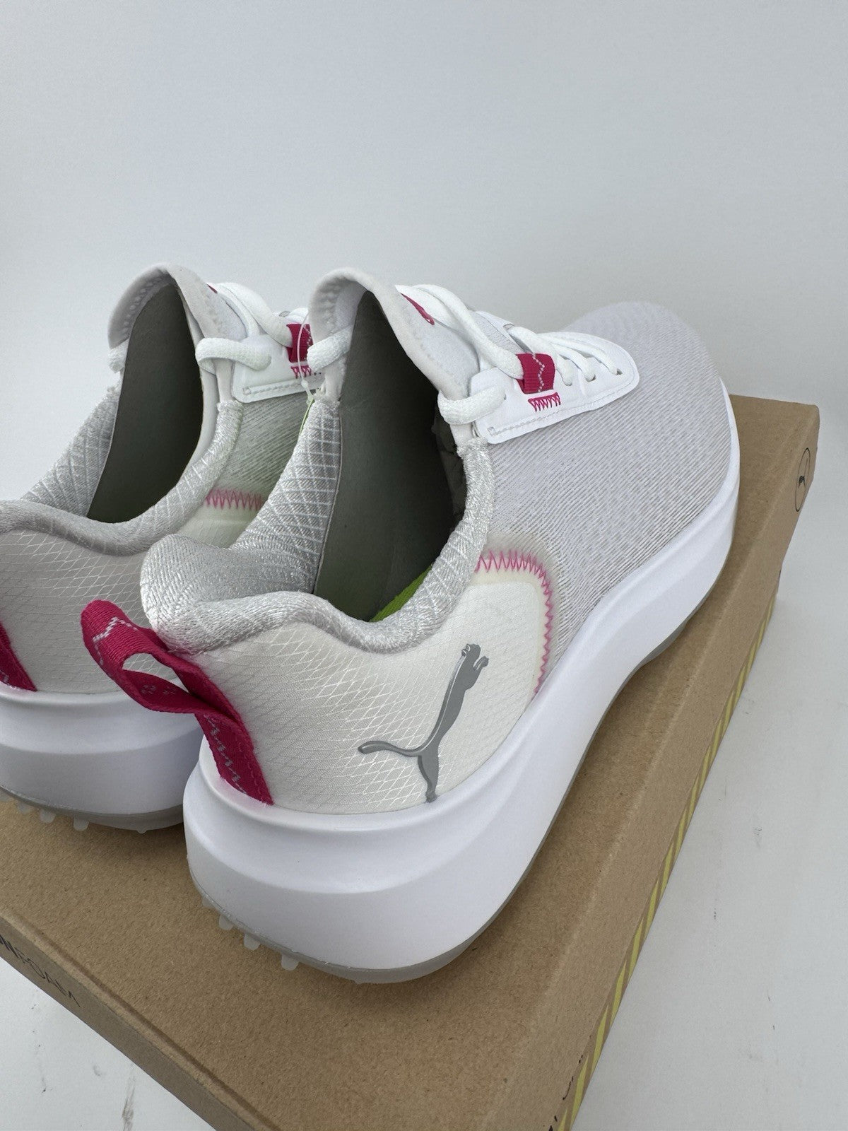 Puma Fusion Crush Sport Women's Trainers Size UK 4.5 White Rose Breathable/321526