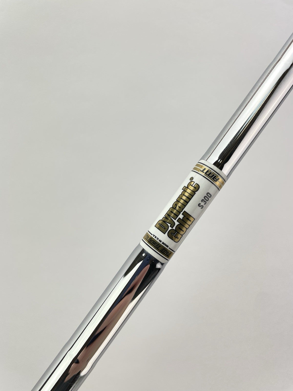 Dynamic Gold AMT Iron Shaft S300 Stiff Steel 35.5” /0.355 Tapered /286090