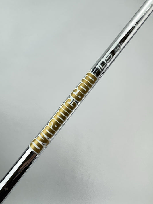 Dynamic Gold 105 Iron Shaft R300 Regular Flex Steel 35.25 /0.355 Tapered /306930