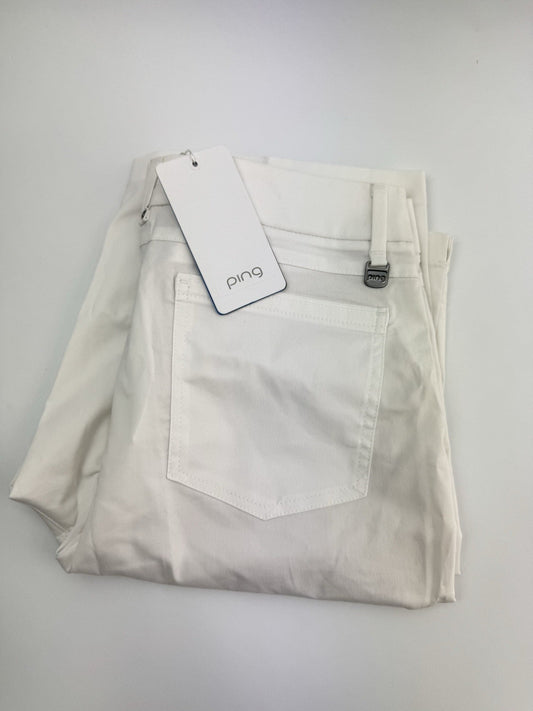 Ping Golf Ladies Shorts Margot UK 10 Waist /White /New /353330