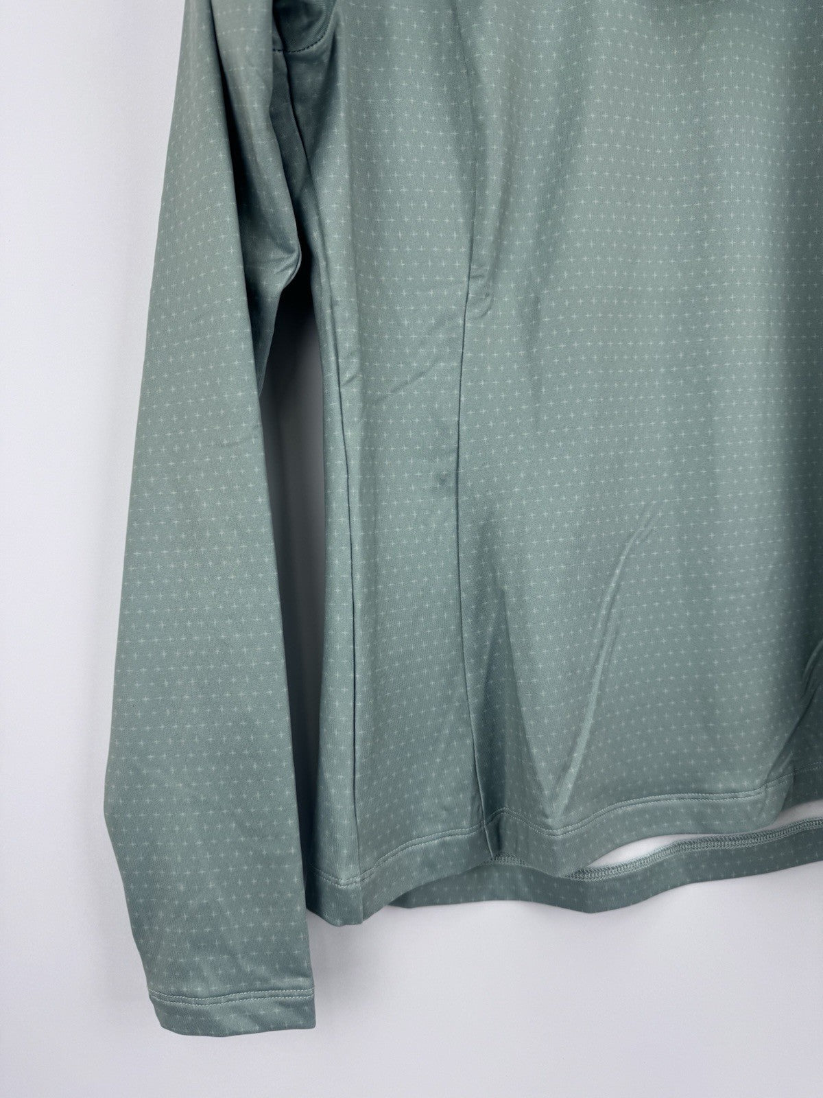 Ping Jasmine Golf Jumper Women's UK Size 6 Green Multi Long Sleeve Zip Up/315135