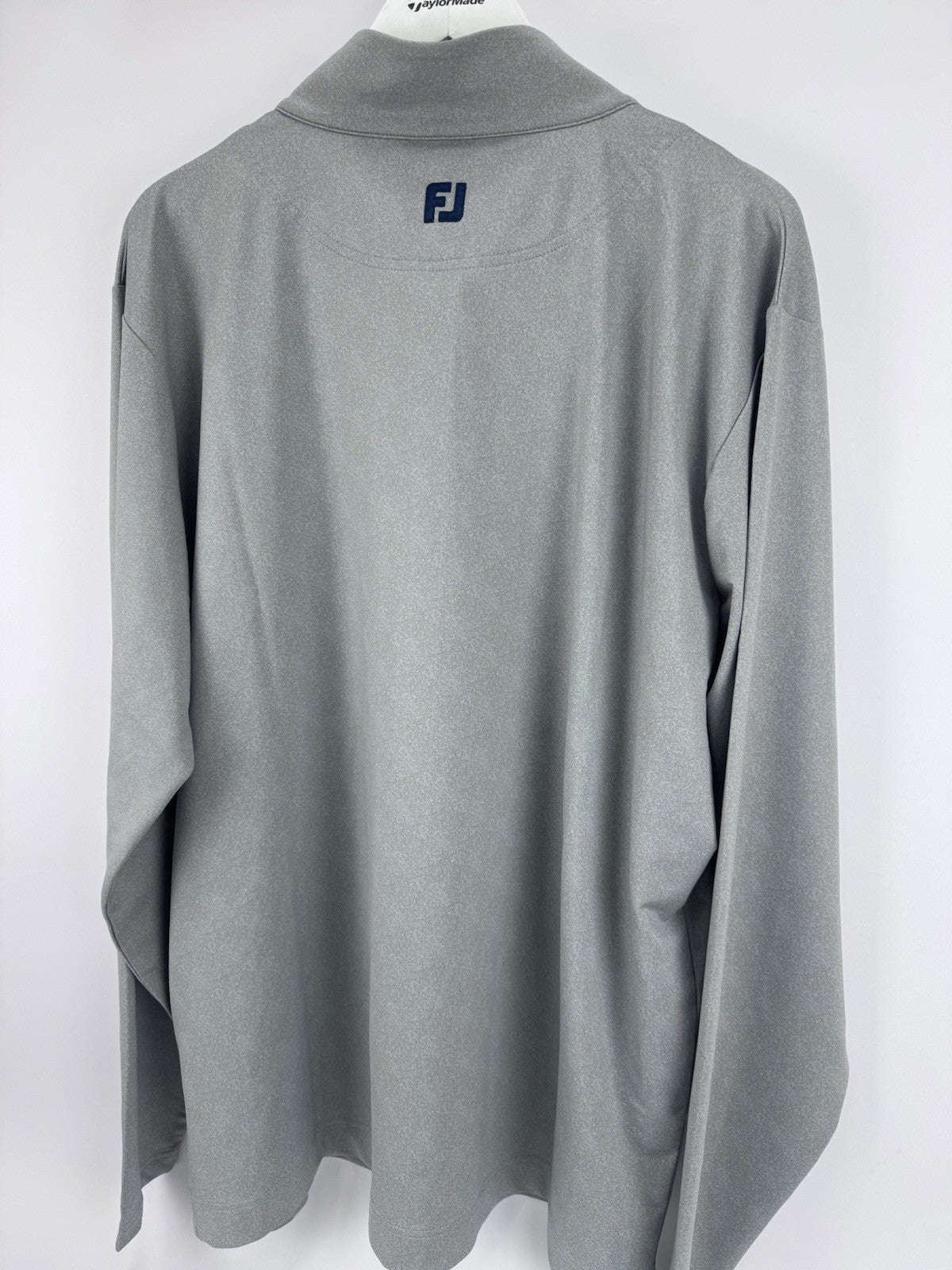 FootJoy Speckle Print Chill-Out Men's Golf 3XL Pullover Grey Quarter/317067