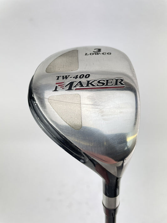 Mens Golf 3 Wood Masker TW-400 Fujikura Stiff Graphite/Right /New Mid Grip/201030