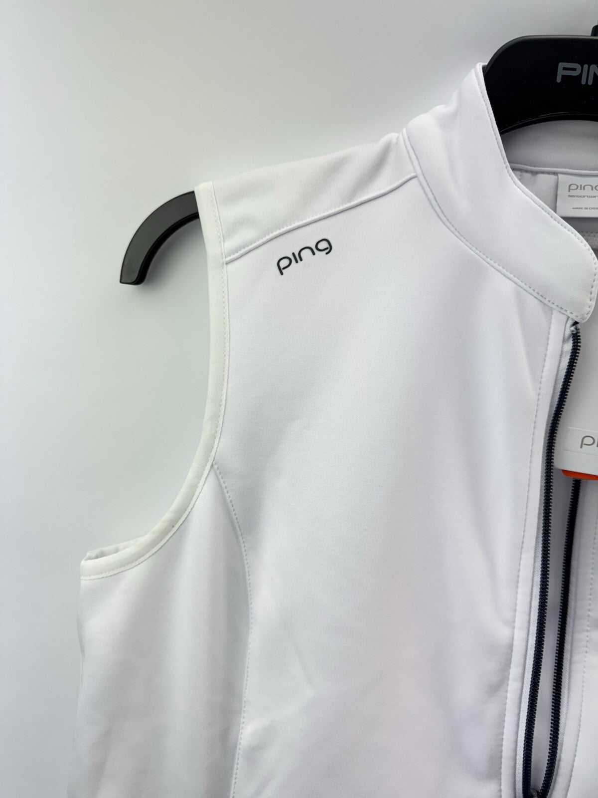 Ping Ladies Golf Gilet Dot Water Resistant UK  14 /Sensorwarm /White /New /223632