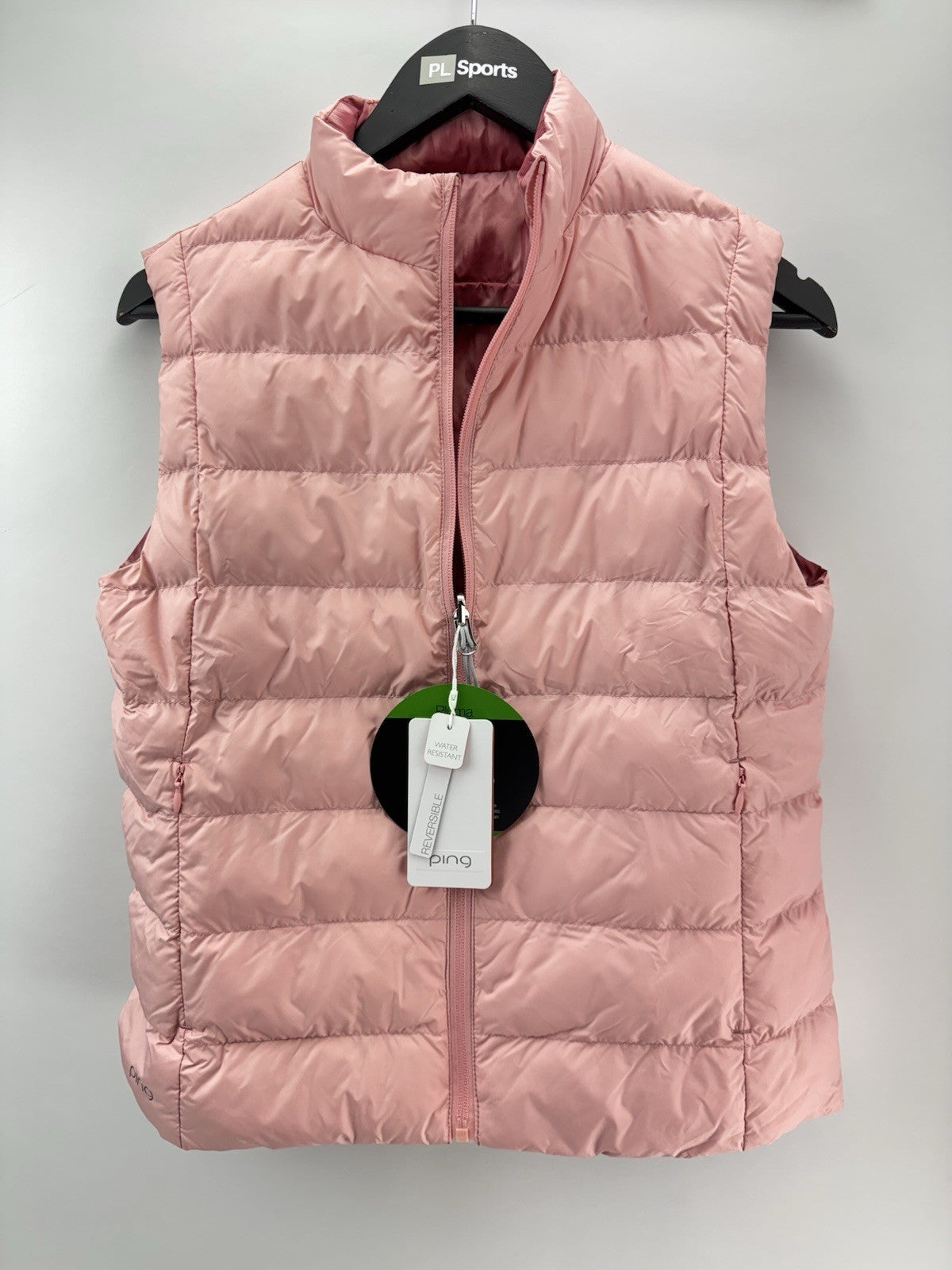 Ping Golf Ladies Gilet Samantha Reversible Insulated UK 8 /Pink /New /280820