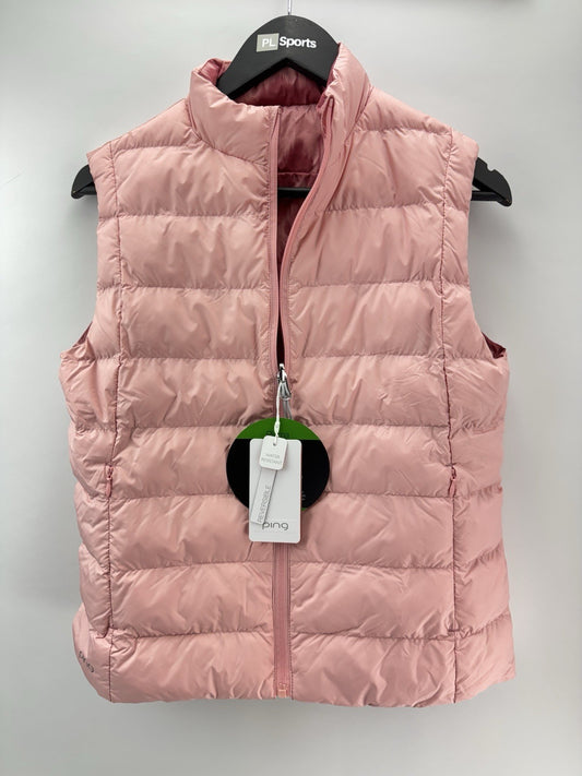 Ping Golf Ladies Gilet Samantha Reversible Insulated UK 8 /Pink /New /280820