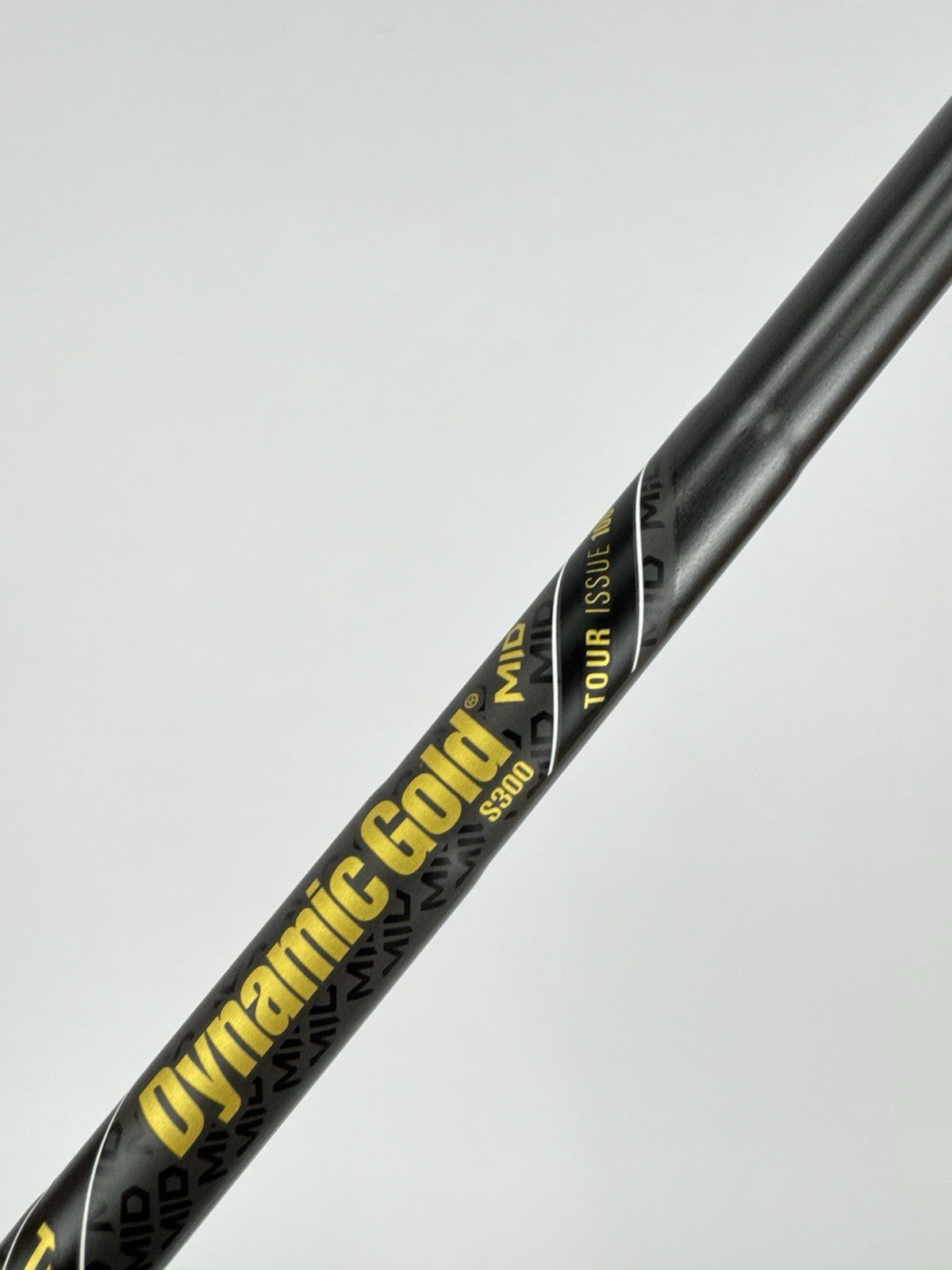 Dynamic Gold Tour Issue Iron Shaft Mid S300 Stiff Steel Blackout 36” /330256