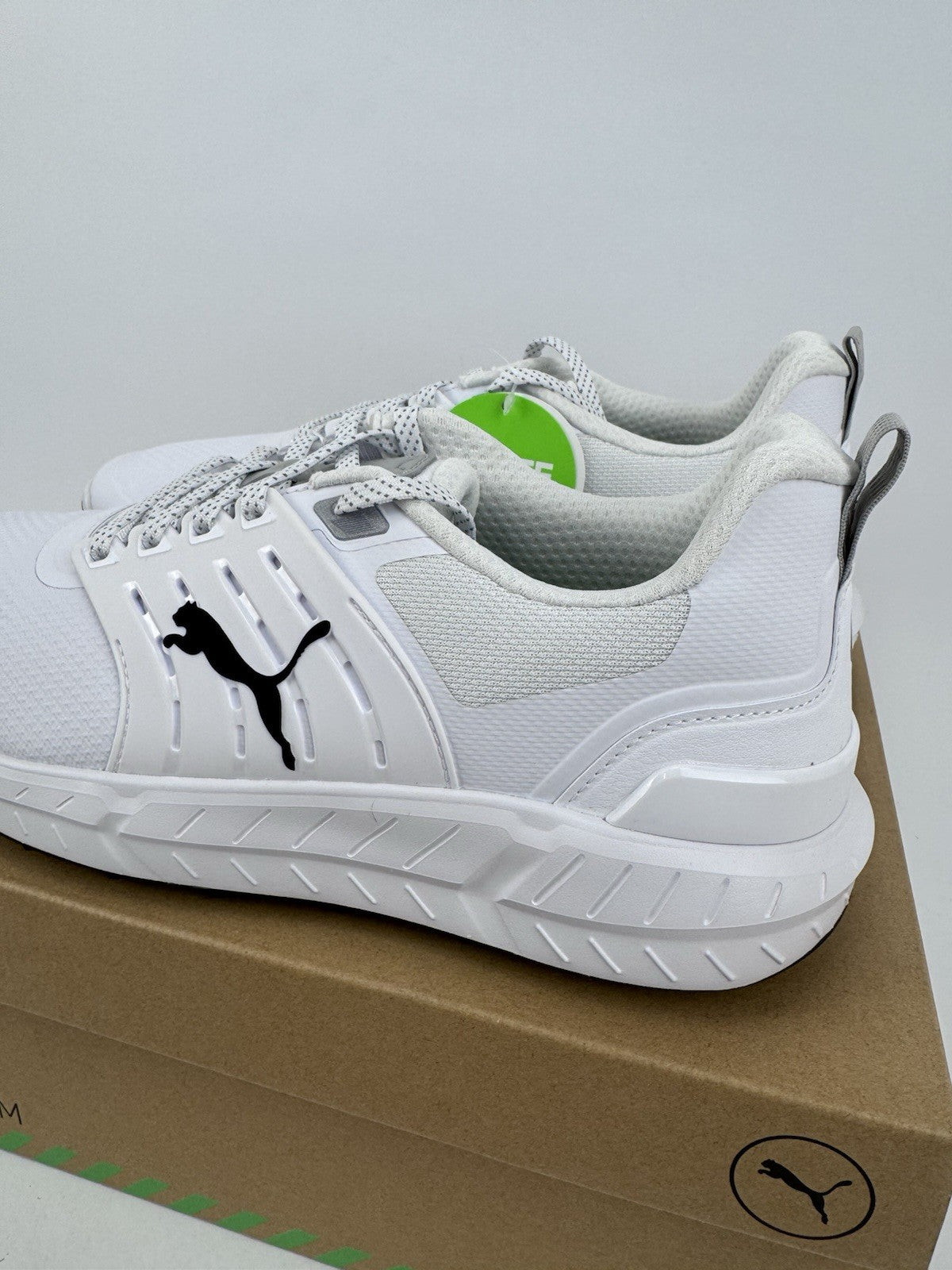 Puma Ignite Elevate 2 Tour Men's Golf Shoes Size UK 9 White Waterproof/319163