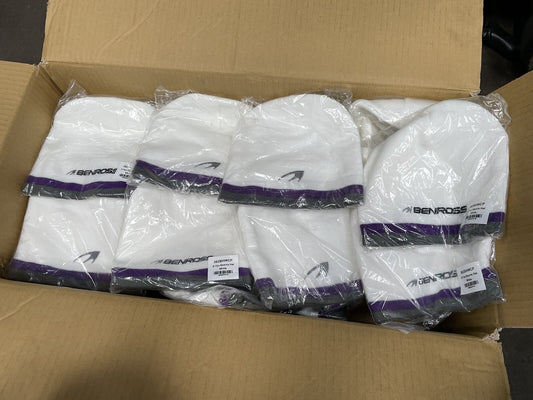 Joblot Golf Hats Beanie (33) Benross Golf /X-Tex White /One Size /New /160960