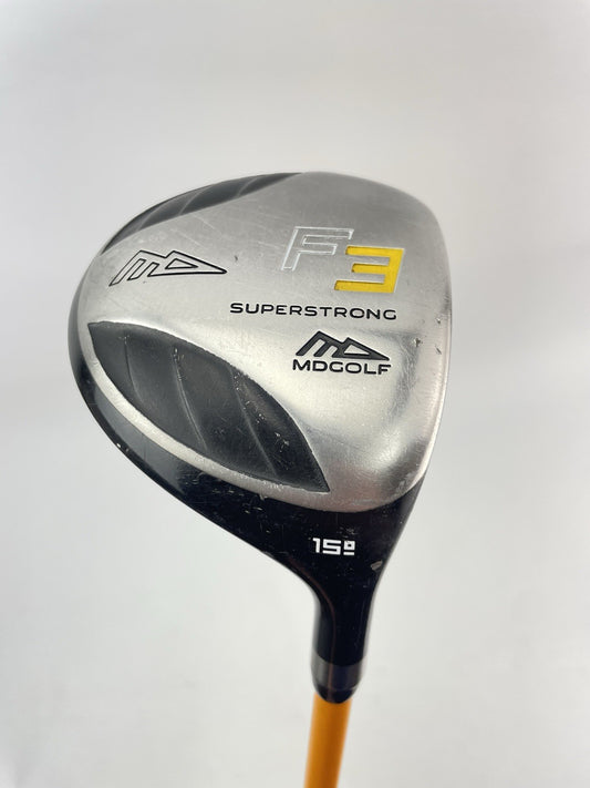 MD Golf 3 Wood 15* Proforce 65 Stiff Flex Graphite /Right /New Grip /254650