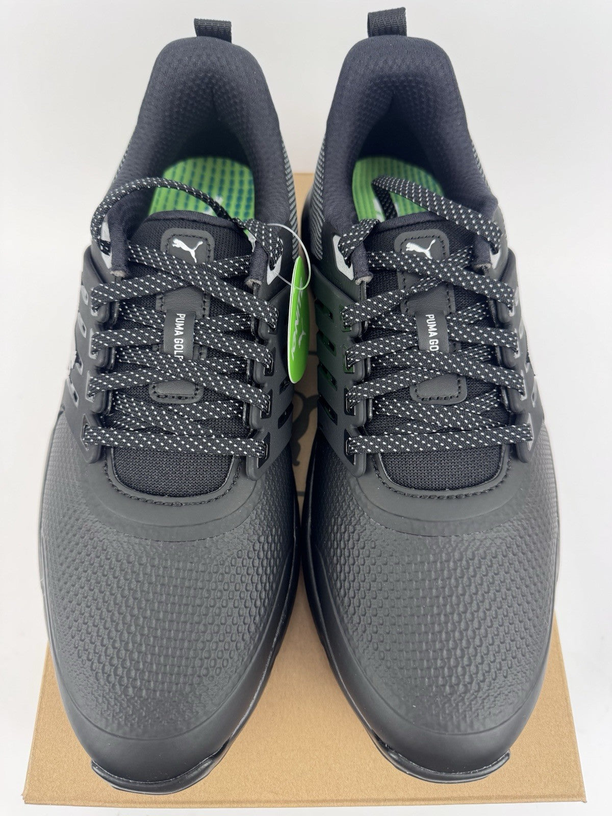 Puma Ignite Elevate 2 Tour Men's Golf Shoes Size UK 9 Black Waterproof/319193