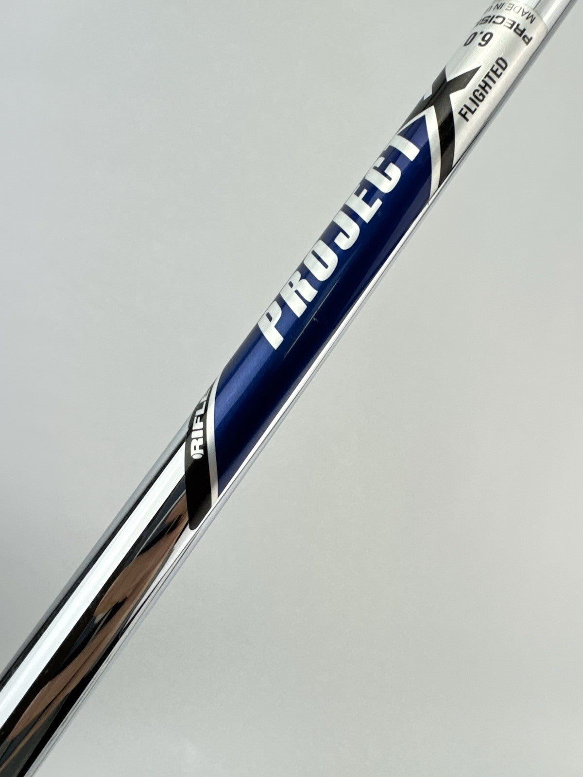Project X Iron Shaft 6.0 Stiff Flex Steel Flighted 37.5” /New /309074