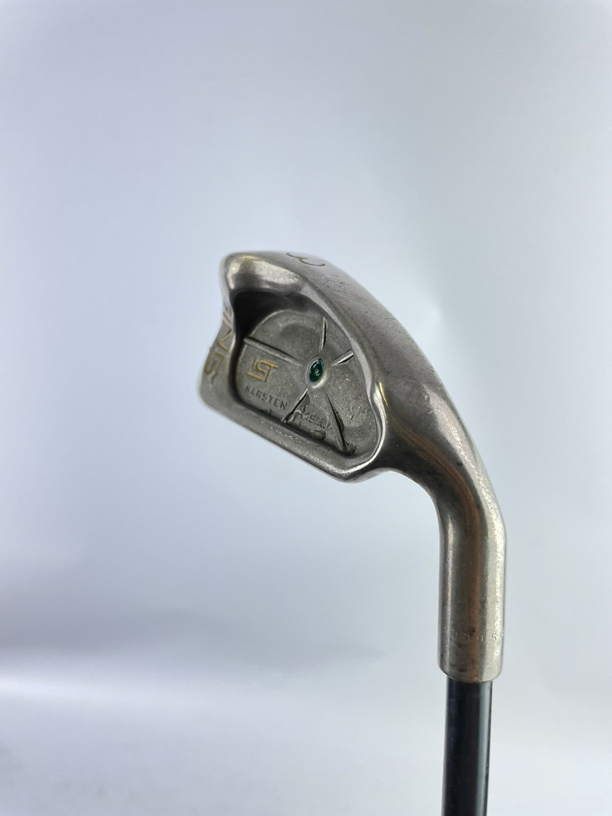 Ping ISI Nickel 3 Iron Green Dot Stiff Flex Graphite /Right Handed/New Grip/34173