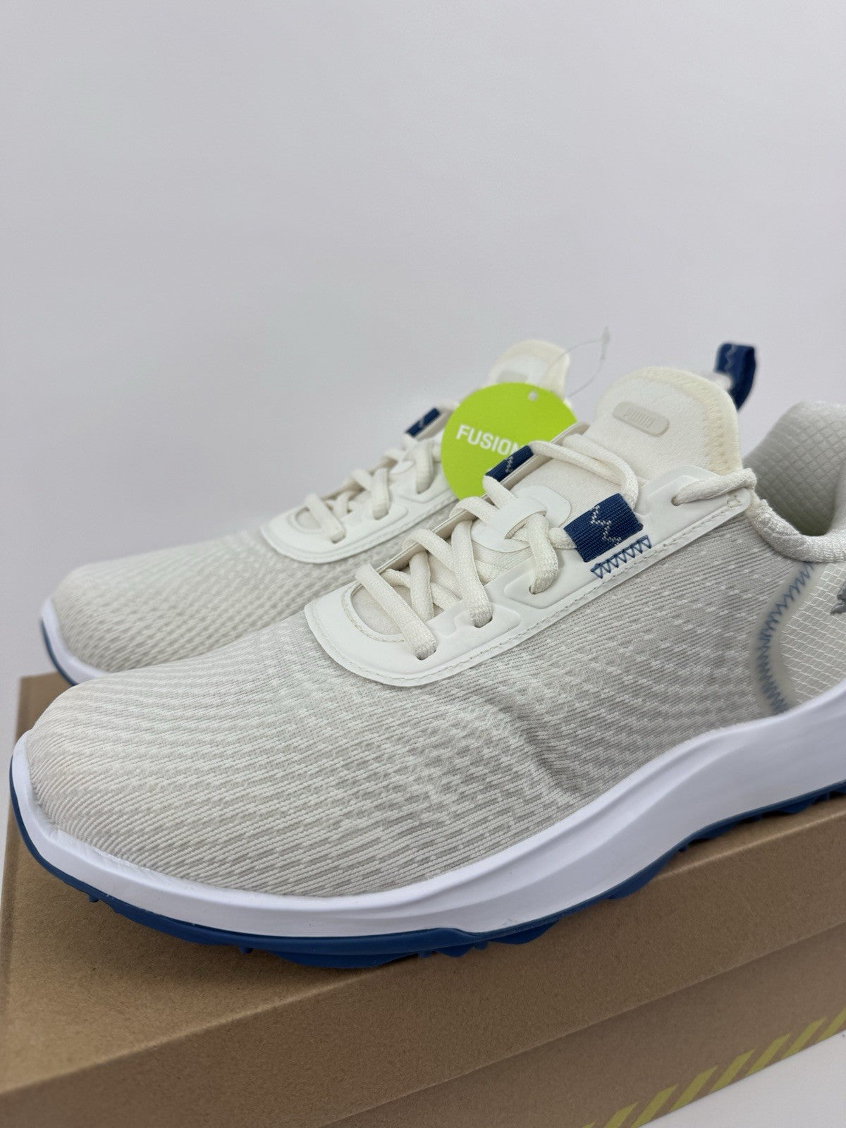 Puma Fusion Crush Sport Women's Trainers Size 6 UK White Blue Breathable/321152