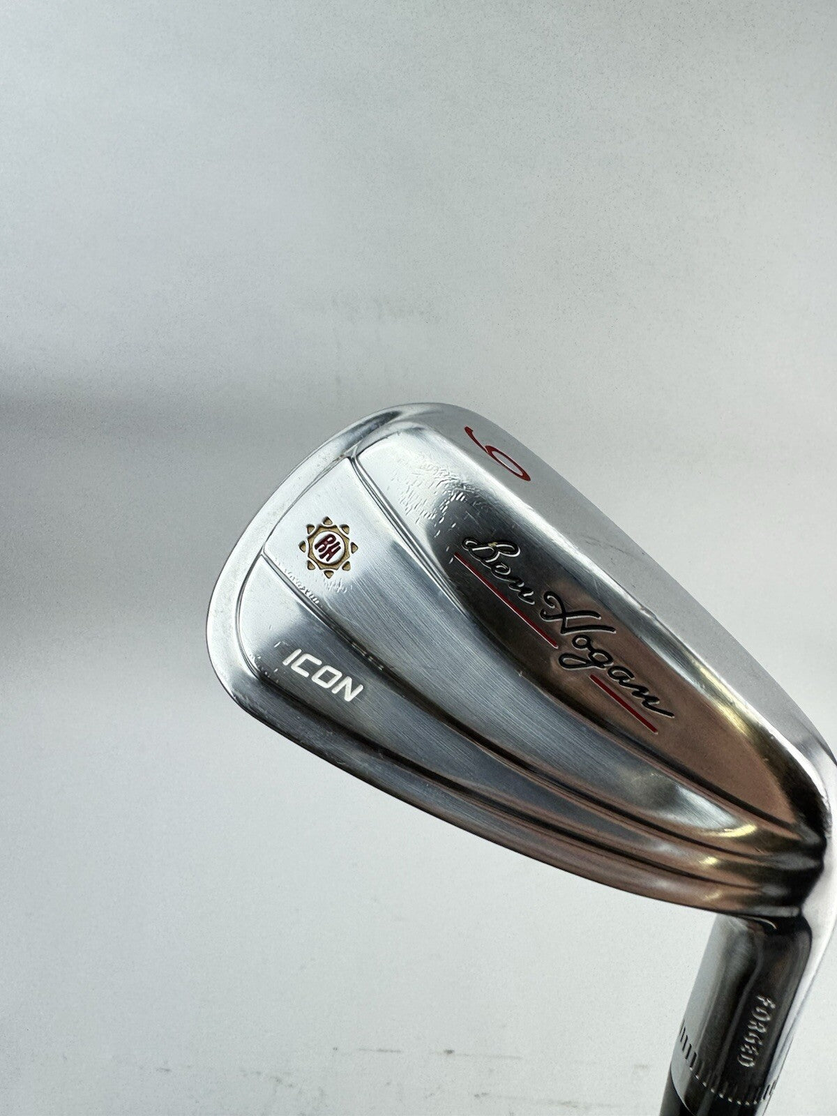 Ben Hogan Icon 9 Iron Forged KBS Tour 90 Stiff Flex Steel /Right Handed /225262
