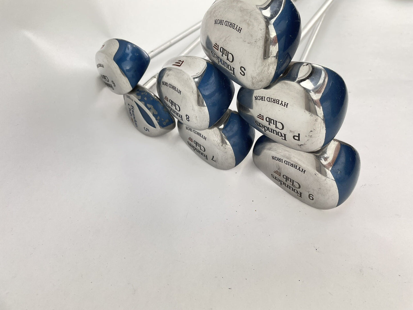 Founders Clubs Ladies Hybrid Irons 5-SW Ladies Flex Graphite /New Grips /1649612