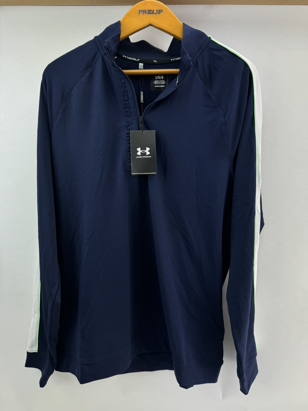 Under Armour Storm Pullover 1/4 Zip Mens UK Large /Navy /New /207180