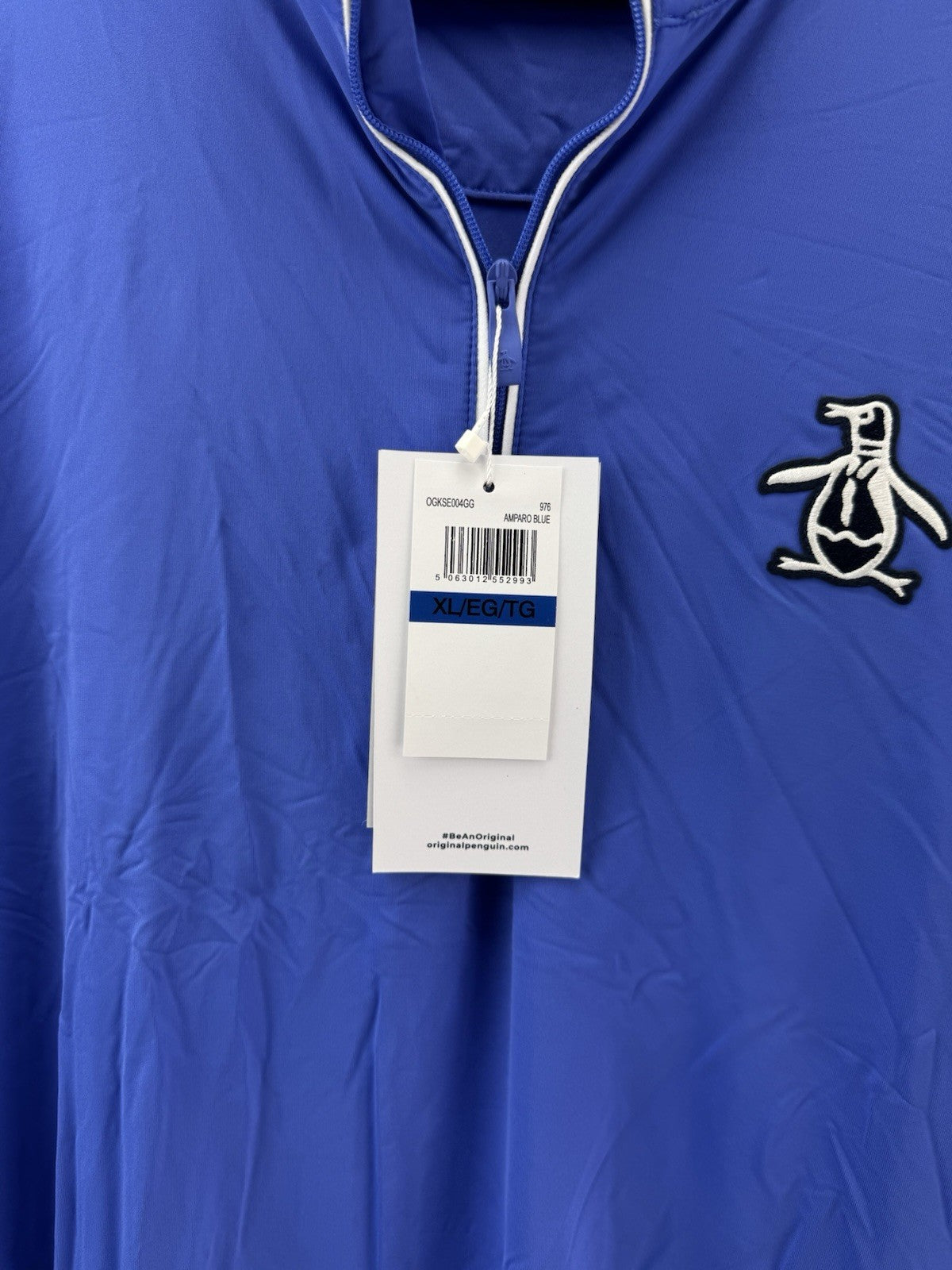 Original Penguin Golf Performance 1/4 Zip Earl Pullover Lightweight UK XL /300636