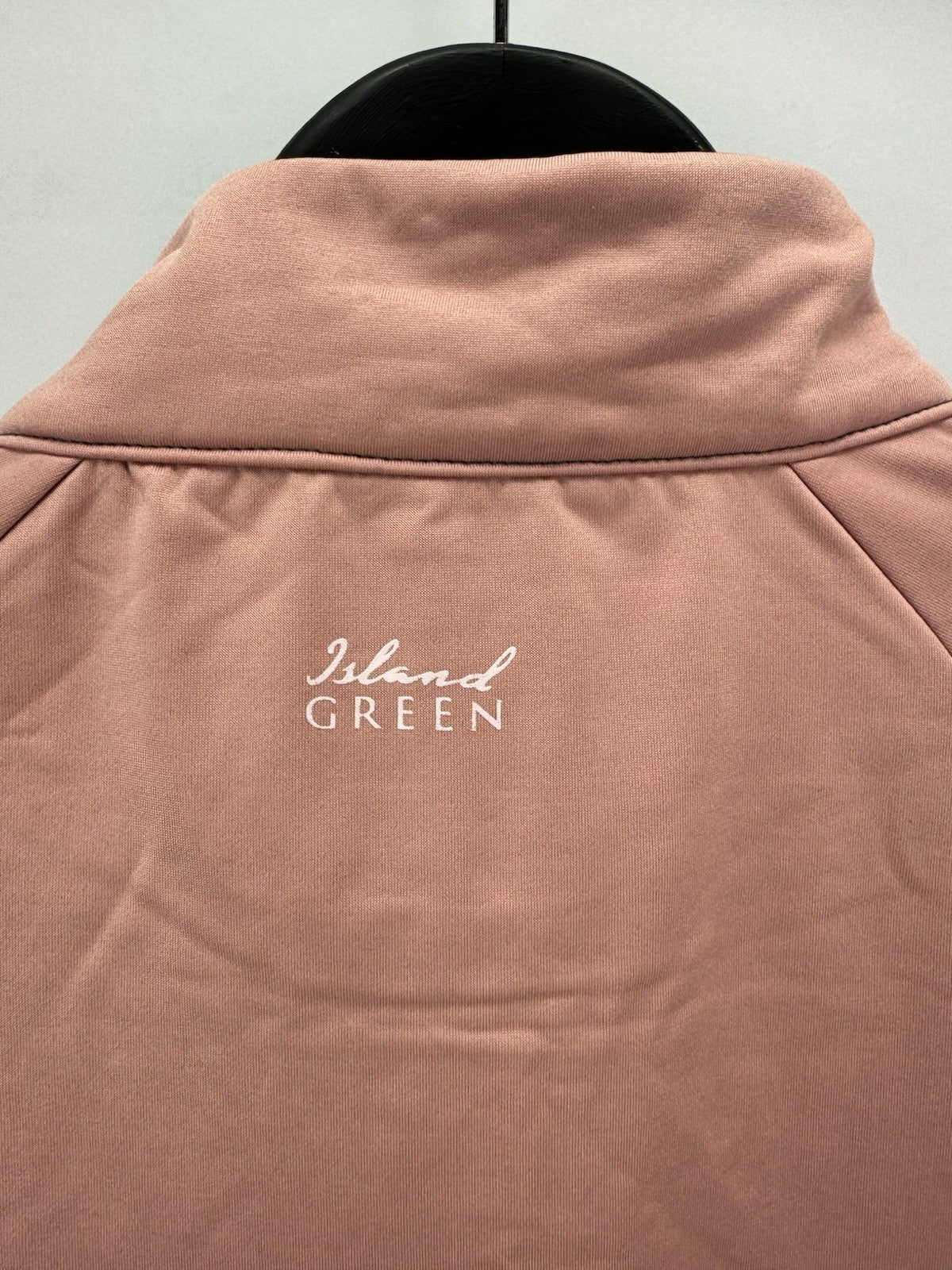 Island Green Ladies Golf Full Zip Sweater Size UK 16 Grey Pink Brand New/ 3080411