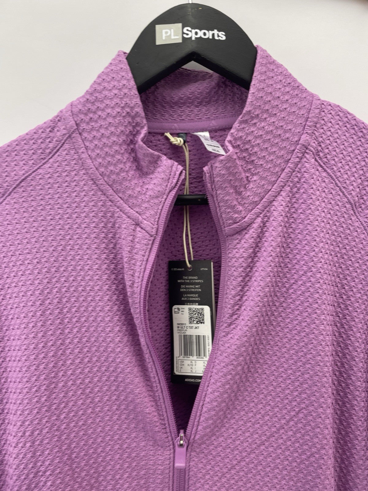 Adidas Golf Women’s Jacket Midlayer Full Zip UK XL /Purple /New /297983