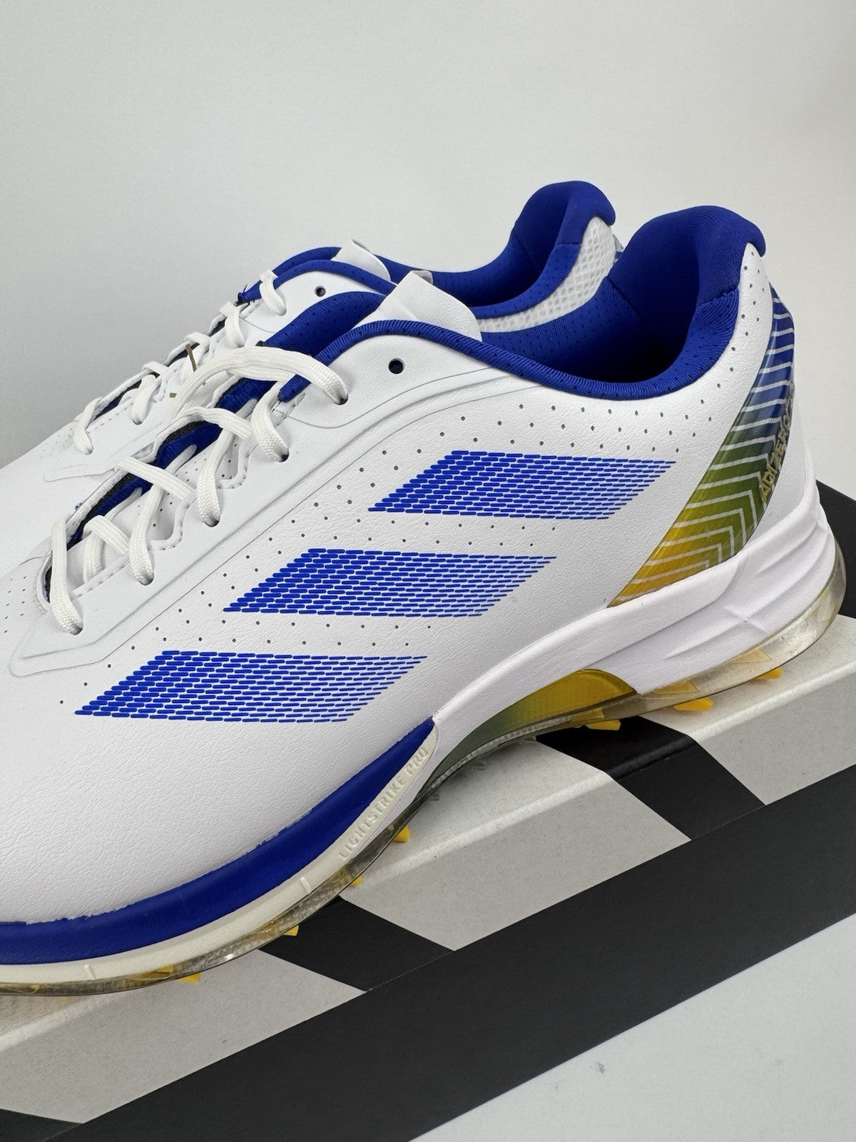 Adidas Adizero ZG Golf Shoes Mens Size UK 10 White Lightweight Comfort/314372
