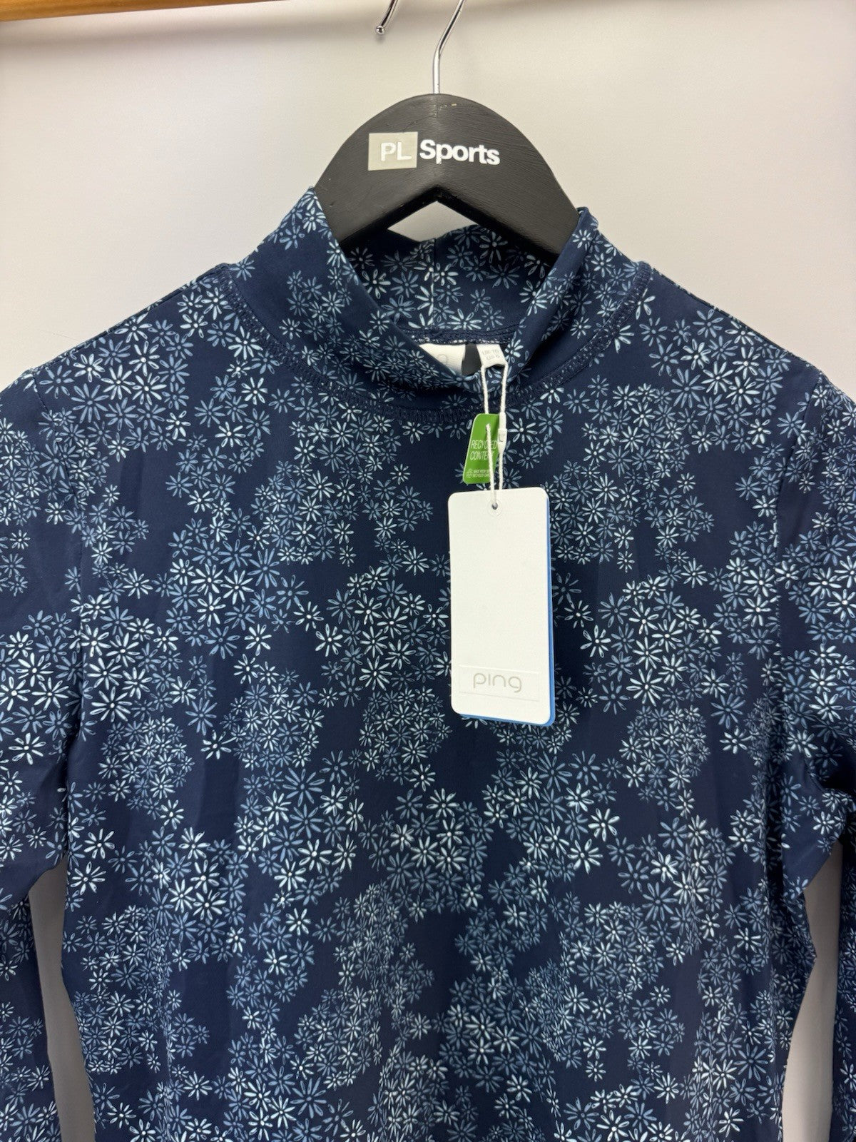 Ping Golf Ladies Pullover Mock Wendy UK 10 Oxford Blue /New /300653