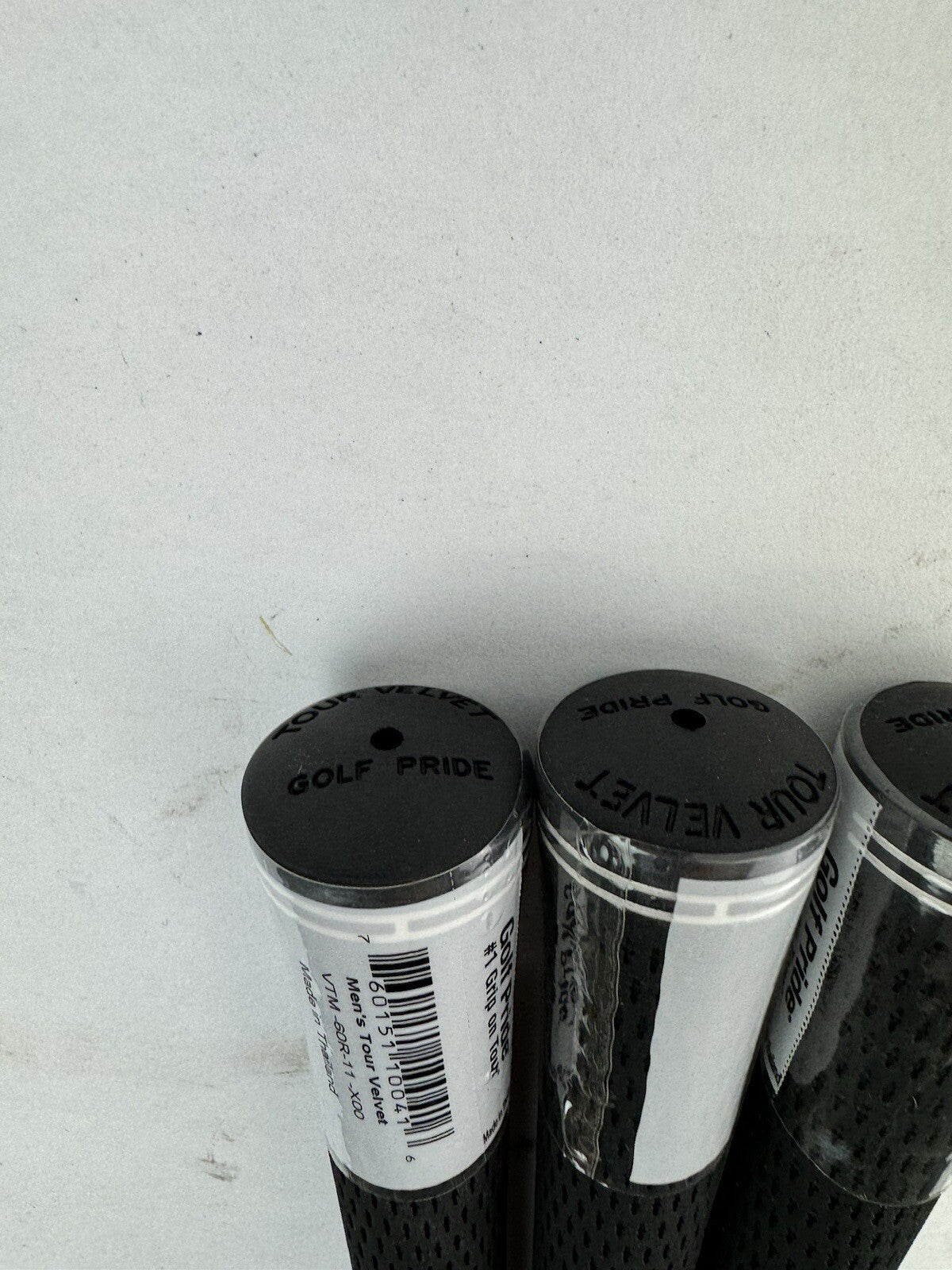 Golf Pride Tour Velvet Standard Mens Grips (3) Black /60R /New /195895