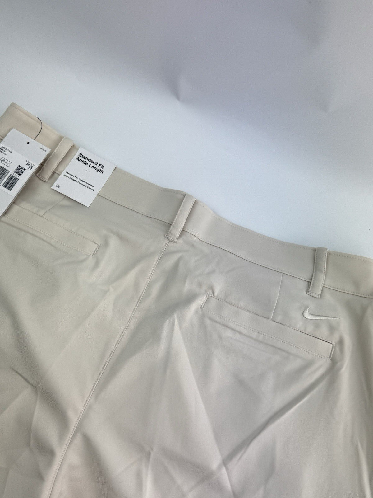 Nike Golf Trousers Dri-Fit Victory Mens W38 L32 /Cream /New /298079