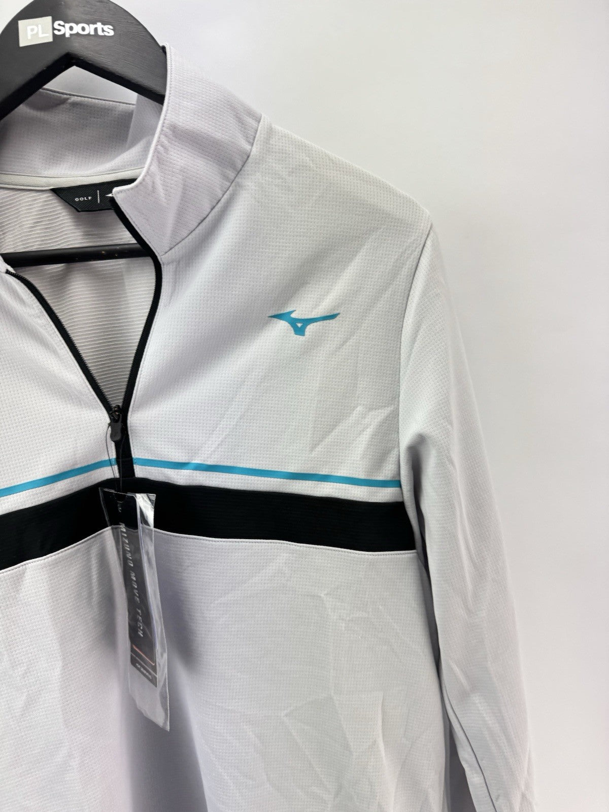 Mizuno Golf Pullover Breath Thermo Drop 1/4 Zip /Grey / UK Small /New /286624