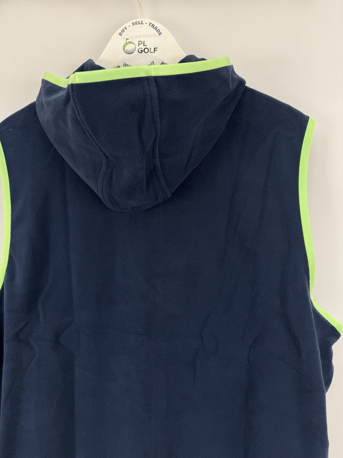 Adidas JL5328 Ultimate365 Fleece Hoodie Vest Men's Size Large Navy Green/327279