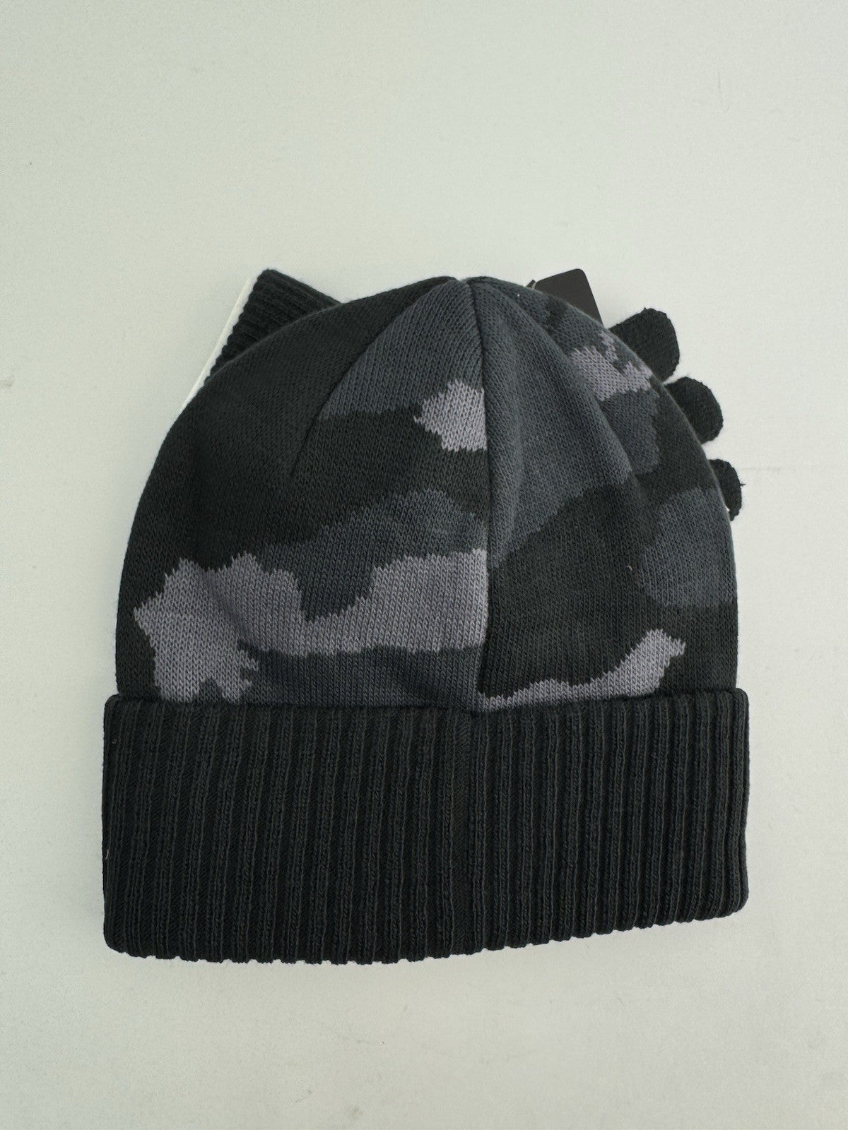 Boys Under Armour Beanie And Gloves Set Black Camouflage Kids Brand New/ 309841