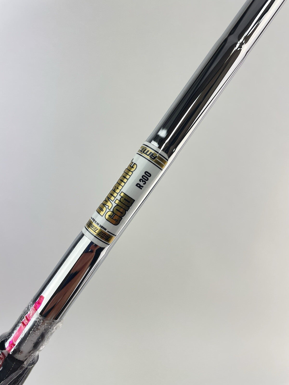 Dynamic Gold AMT Iron Shaft R300 Regular Steel 35.5" /0.355 Tapered /188214