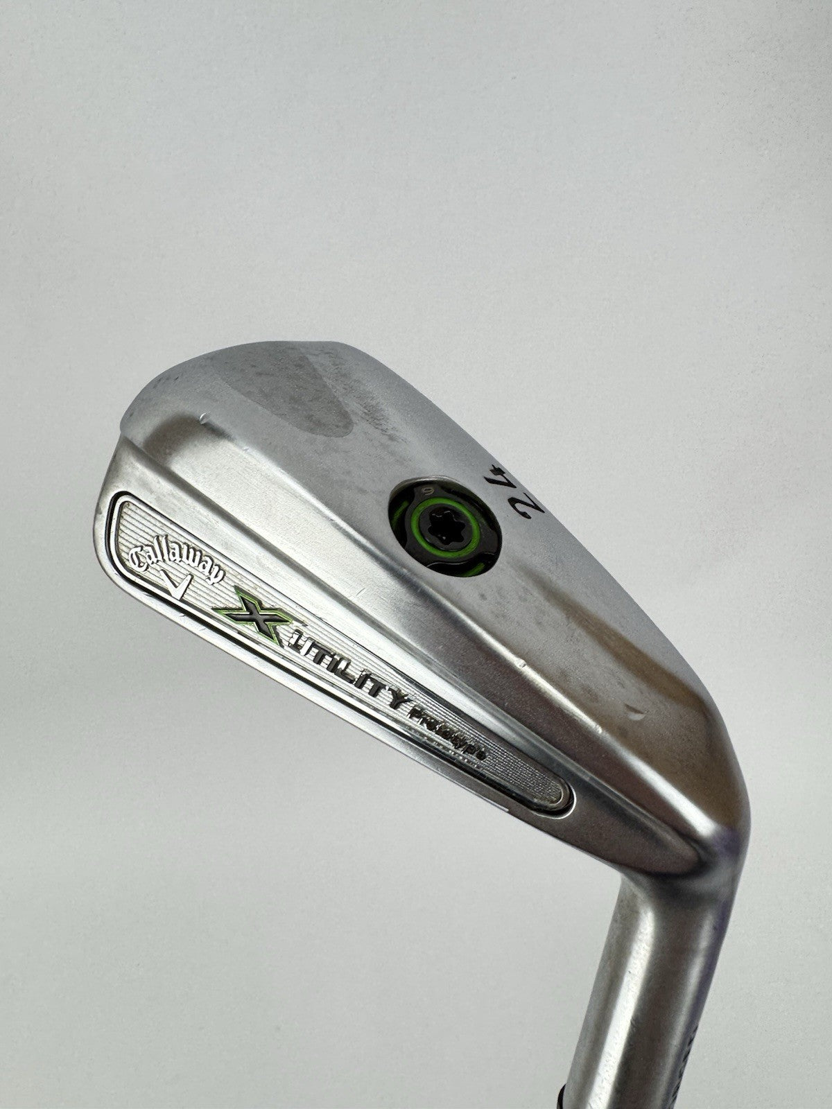 Callaway X Utility Iron 24* Prototype S300 Stiff Flex Steel +1” /Right /343152