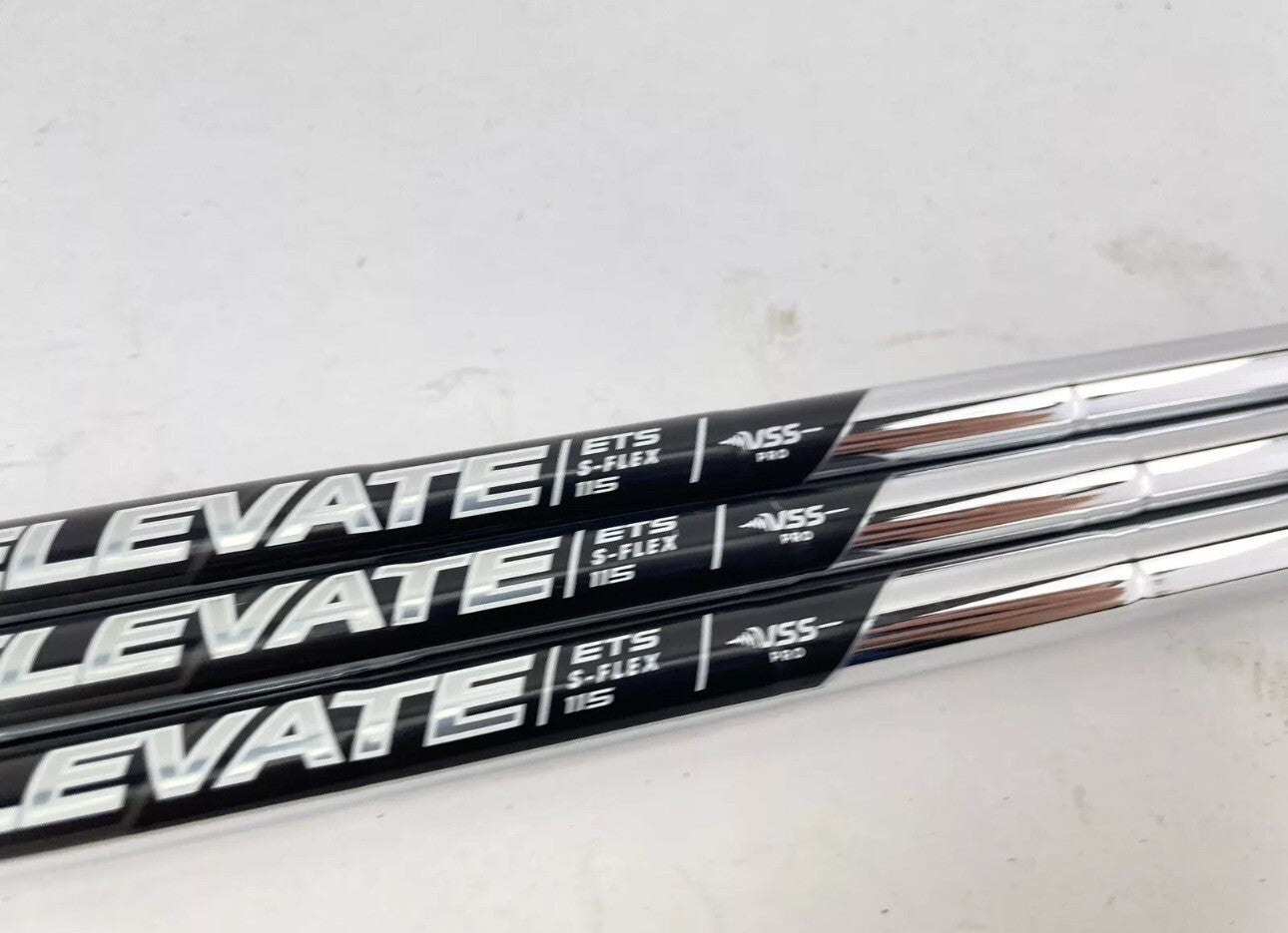 Elevate Pro Wedge Shaft Set (3) Vss 115 Stiff Flex Steel 0.355 Tapered /285542
