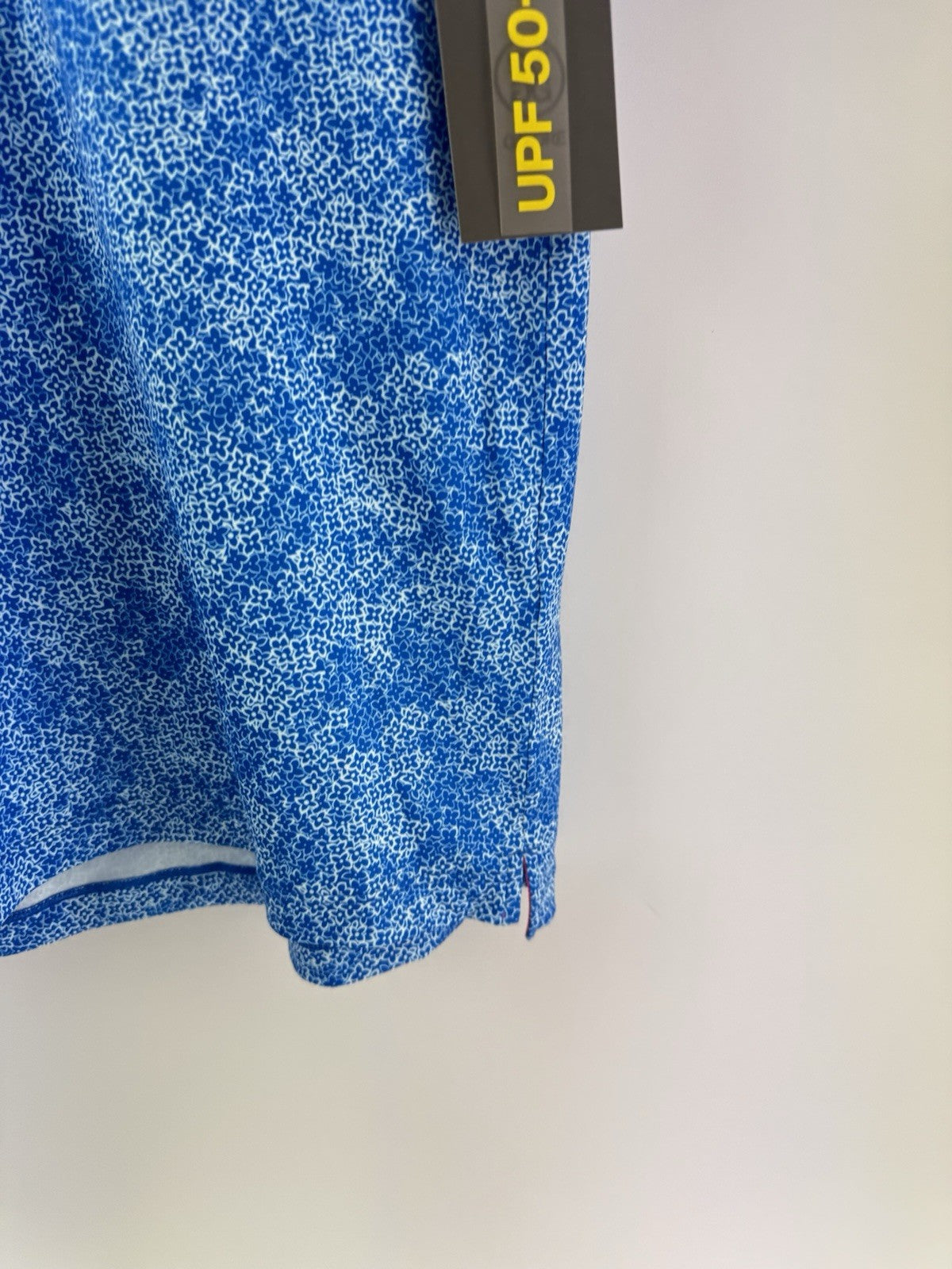 G Fore Golf Polo Shirt Hydrangea Tech Mens UK Small /Blue /New /286776