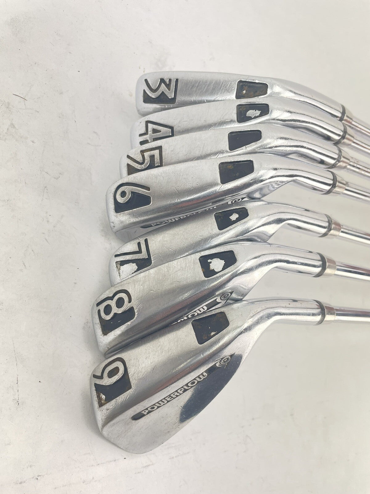 Dunlop Powerflow Iron Set 3-9 Regular Flex Steel /Right Hand /New Grips /1776711